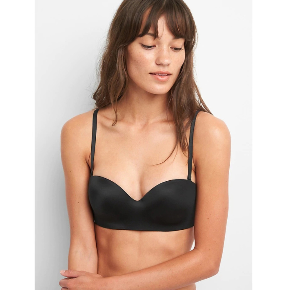 Love by Gap NWT Black Everyday Smooth Multiway Bra #283662 32D